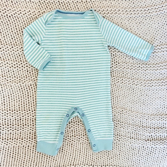 Cloud Island Unisex Baby Stripped 100% Cotton Onesie Size 0-3 Months - Picture 1 of 3